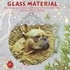 3" Stained Glass French Bulldog Ornament, Christmas Ornament, Christmas Ornaments