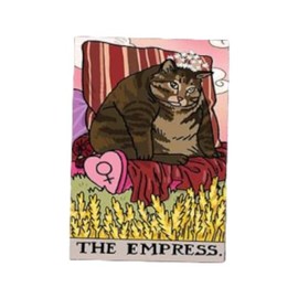 Cat and Tarot Pin Badge Empress Cute Cat Pin Brooch