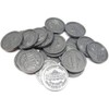 hand2mind Play Money For Kids, Realistic Fake Plastic Coins Set,