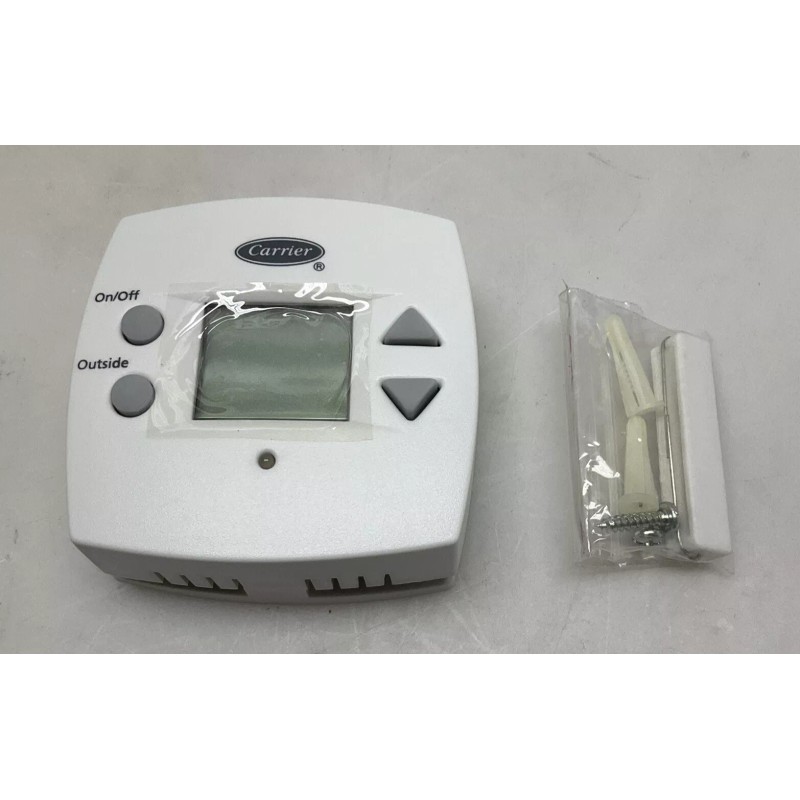 Carrier TSTATCCN2W01 Thermostat Backlit Display 2 Wire Heat And Cool