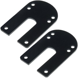 OMG 3mm Skateboard Slalom Truck Riser Pad 3mm Black Pack of 2