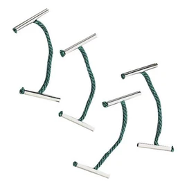 5 Star Treasury Tags Metal-ended 127mm Green [Pack of 100]