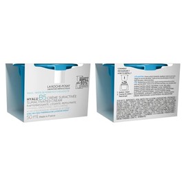 La Roche-Posay Hyalu B5, Refill Crema Antiedad Reafirmante, Acción Alisadora y Rellenadora, Reduce Arrugas y Líneas de Expresión, 3 Tipos de Ácido Hialurónico, Vitamina B5 y Ectoína, 50 ml.