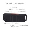 Mipcase 1Pc Mini Wireless Speaker Portable Dual Horn Subwoofer Outdoor