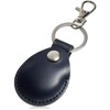 BLUE SINCERE Air Tag Compatible Case, Genuine Leather, Italian Leather,