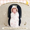 Miracle Baby Car Seat Swaddle Blanket for Babies, Waffle Carseat