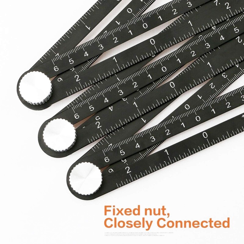 12 Side Multi Angle Measuring Ruler Ceramic Tile Hole Punch
