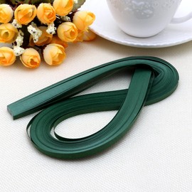 FUNCOCO Note Paper, Quilling Paper Strips 5 Mm, Quilling Paper Kit DIY Hand Craft Decoration Gift-Dark Green