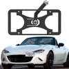 License Plate Holder Front Bumper Mount Bracket Compatible with Mazda