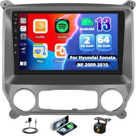 2G+64G Android Car Stereo Radio for Chevy Silverado GMC Sierra 2014-2018 Wireless CarPlay Android Auto 10.1” HD Touch Screen Bluetooth GPS Navigation Mirror Link WiFi FM/RDS SWC AHD Backup Camera Mic
