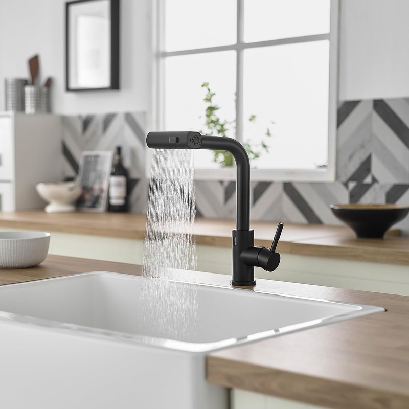CENOSA Touchless Kitchen Faucet Motion Sensor Hands Free Single Handle