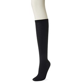 Okamoto JOSE 3-Pair Solid Cotton Blend High Socks, 15.0 inches (38 cm), Length Antibacterial, Odor Resistant, Black, Japan 23-25 (Equivalent to Japanese Size M-L), Black