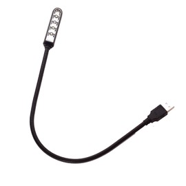 USB-Powered Adjustable Brightness LED Lamp - Flexible Gooseneck Stage Lighting for DJ Mixer, Studio & Audio Control Equipment