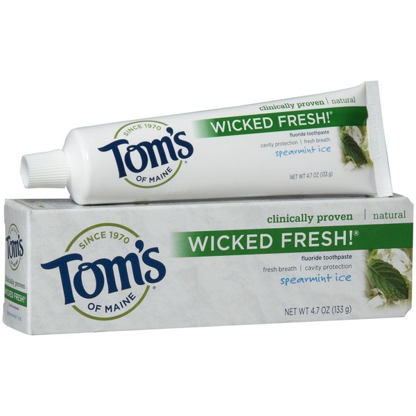 Tom's of Maine, Wicked Fresh! Anticavity Toothpaste, Spearmint Ice - 4.7 Ounce