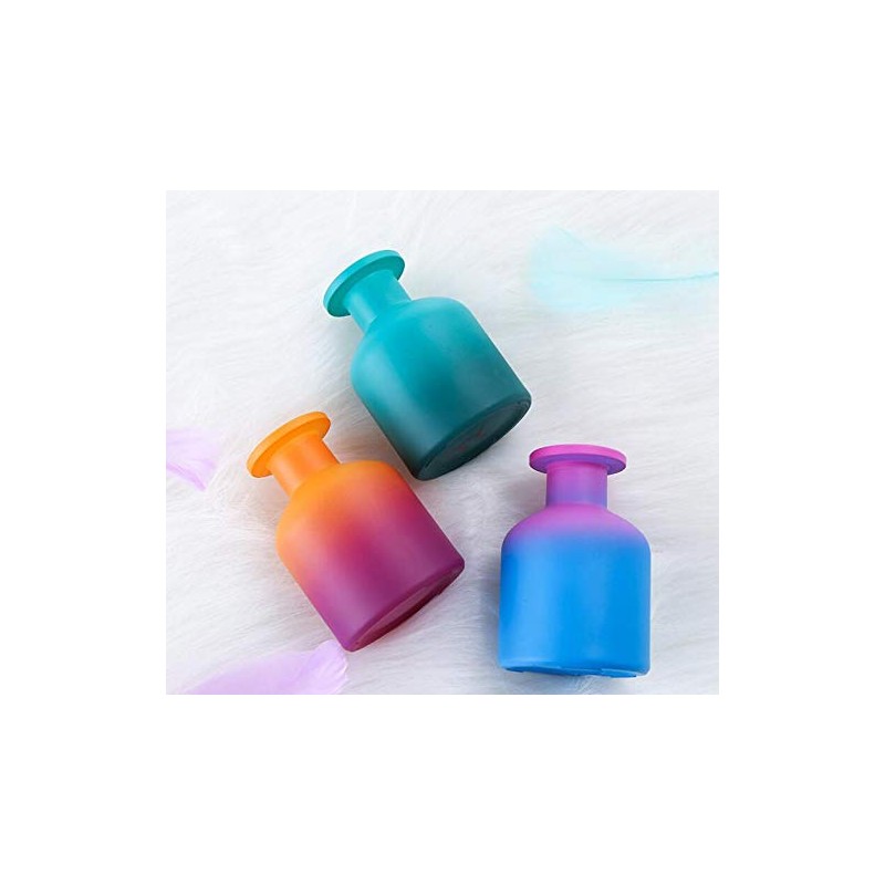 QUUPY 1PCS 150ml/5oz Glass Diffuser Bottle Jars Pot Exquisite Essential