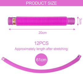 Gvolatee Pack of 12 Glow Sticks, Lights in 3 Modes for Glow Sticks, Glow Sticks, Glow Sticks, Glow Sticks for Children, Glow Sticks, Glow Stick Tubes for Birthday, Festival, Christmas