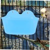 VILLFUL Hanging Parrot Bath Tub Small Bird Bathing Tub for