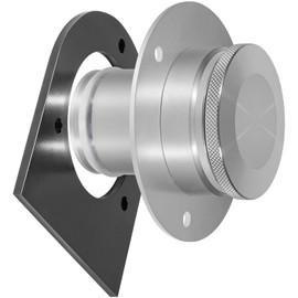 17-2530 Remote Fuel Tank Filler Neck & Billet Aluminum Gas Cap & Weld-On Steel Mount Bracket suitable for 2 inch Filler Hose Connection,2" Remote Filler Neck