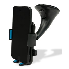 TECHNIGART One Touch Smartphone Holder for Dashboard, Windscreen, Desk, 360° Car Phone Holder with Strong Suction Cup