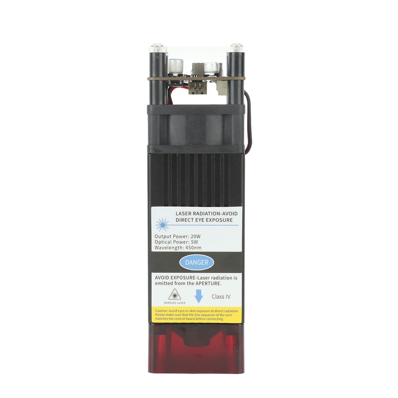 450nm 20W Laser Module Kit Smart Drive Cutting Engraving Module
