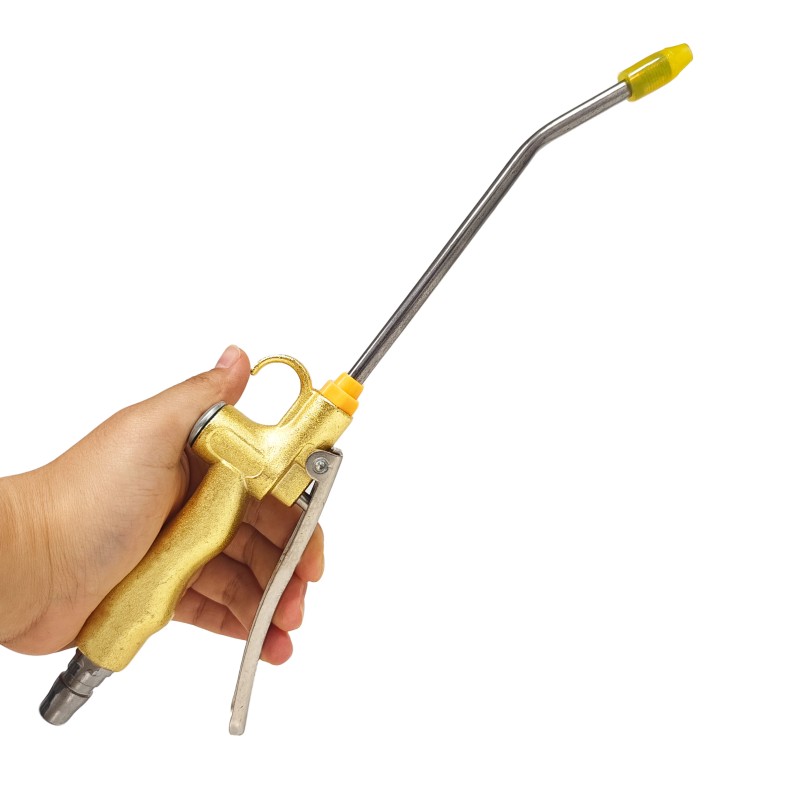 High Volume Industrial Air Blow Gun with Rubber Guard Air