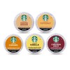Starbucks K-Cup Coffee Pods, Flavored Hot or Iced Coffee, Variety