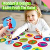 Wooden Memory Matching Game, 32 PCS Dinosaur Wood Match Chips