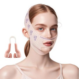 V Gesichtsmasken,Beauty Face Sculpting Sleep Mask V Line Lifting Maske,Wiederverwendbare Doppelkinn-Reduzierer Gesichts-Schlankheitsgurt,Verbesserung Gesichtsmorphologie,für schlaffe Gesichtshaut
