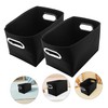 BUGUUYO 2 pcs Felt Storage Bins Lightweight Containers for Organizing