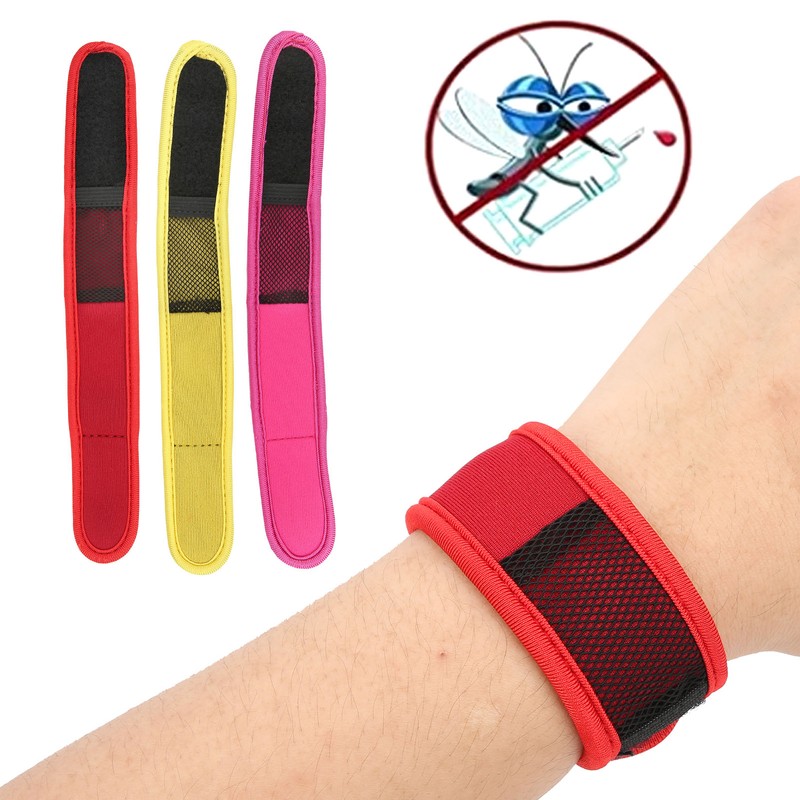 3Pcs Mosquito Repellent Bracelet Anti Inset Bug Wrist Band Strap