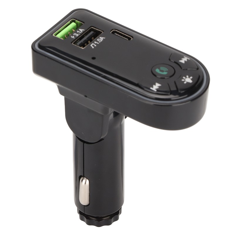 Car MP3 Player Hands Free Stereo Dual USB Charging Bluetooth