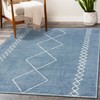 LUXE WEAVERS Daphnes Blue 8x10 Boho Moroccan Geometric Area Rug