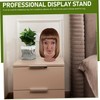 IWOWHERO Pvc Mannequin Head Display Stand for Wigs Hats Headdresses