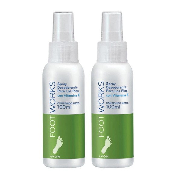 Avon Foot Works Deodorising Foot And Shoe Spray Odor Neutralizing