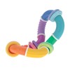 Nuby Twist-a-Ring Rattle Teether Toy for Babies - Toy for