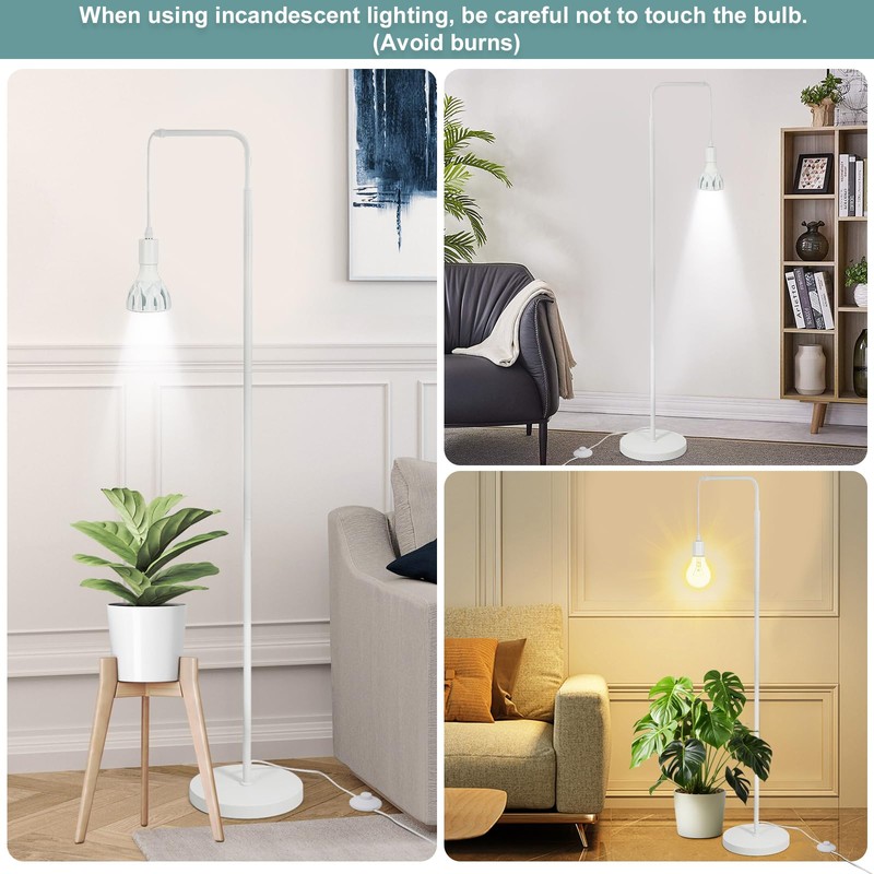 Aiwode Light Lift Stand, Floor Stand for Plant Cultivation, Socket