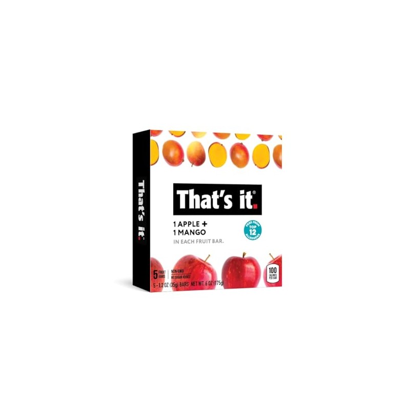 That´s It Barra con Fruta Mango y Manzana 35g