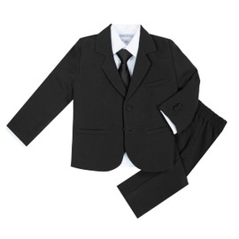 Spring Notion - Conjunto de traje de vestir para bebé, diseño clásico, color negro, Negro, 3 Months (X-Small)