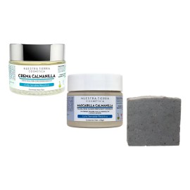 Kit Piel Sensible, Rosácea, Calmante. Jabón/crema/mascarilla