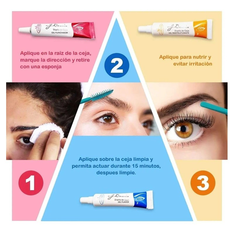 J Denis Eyebrow Design Kit | laminado de cejas kit