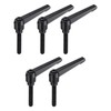 sourcing map 5pcs Adjustable Clamping Lever Handle M8 x 50mm