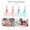 COHEALI 2sets Sturdy Craft Scissors Safe Student Scissors Paper Cutting