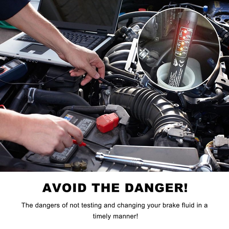 NYTKL Brake Fluid Liquid Tester Pen, Car Diagnostic Testing Tool