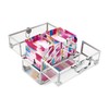 Caboodles Neat Freak Train Case, Watercolor | 6-Tray Cosmetic Organizer