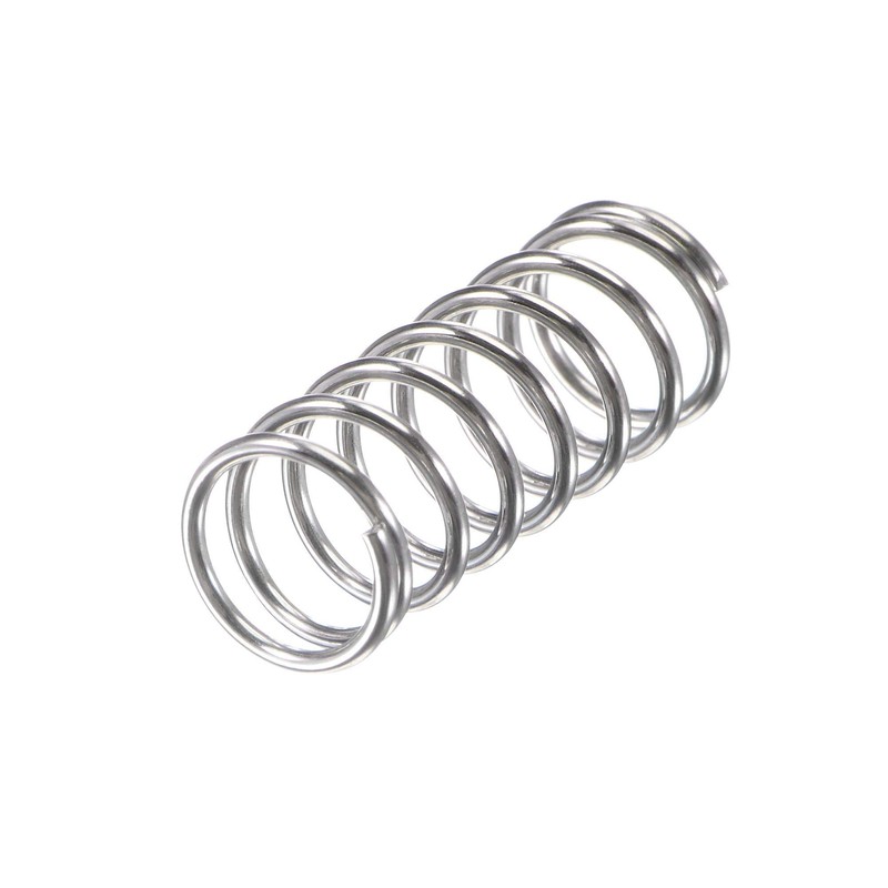 TA-VIGOR 10Pcs Extended Compressed Springs, 8mm OD,0.8mm Wire Size,20mm Length