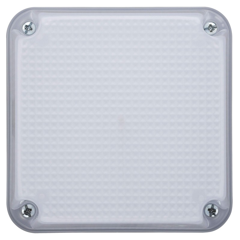 Luceco LED Storm Outdoor Bulkhead Light, 11.5 x 11.5 cm,