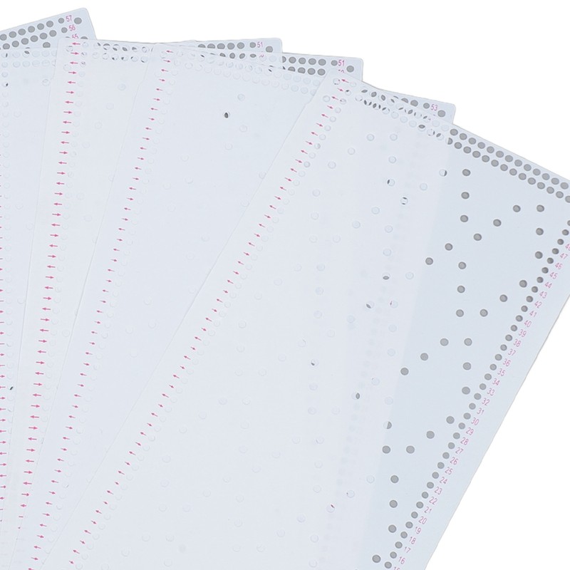 10pcs Knitting Machine Punch Card for Silver Reed Knitting Machine
