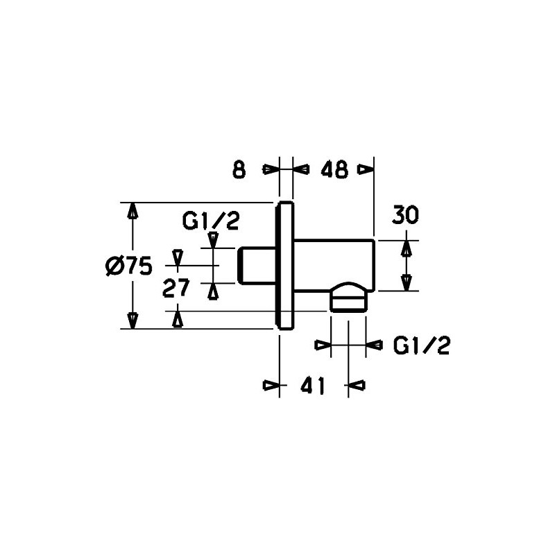 Hansa Wandanschlussbgoen 51180173
