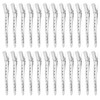 24 Pcs Duck Bill Clips,FUNCYboo 3.5 Inch Styling Hairpins, Silver