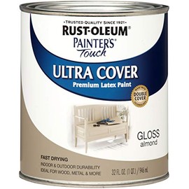 Rust-Oleum 1994502 Enamel Paint, Quart, Gloss Almond